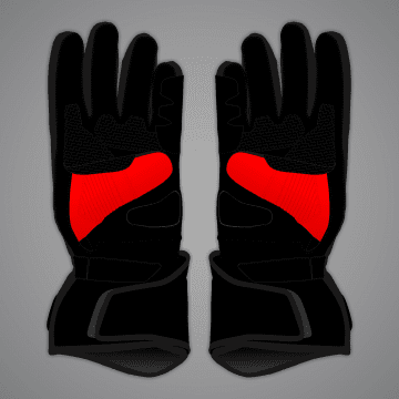 Gants de moto en cuir Francesco Bagnaia British GP 2024
