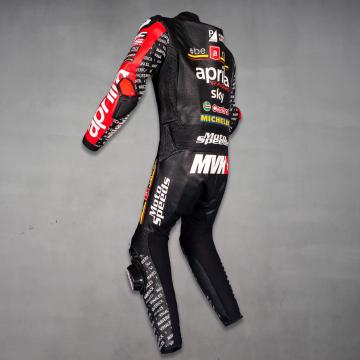 Manteau de moto Maverick Vinales Aprilia pour le GP britannique 2024