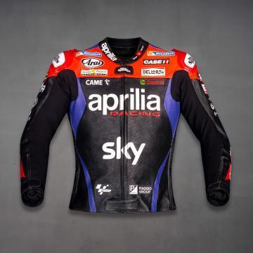 Manteau de moto de piste Maverick Vinales Aprilia MotoGP 2024