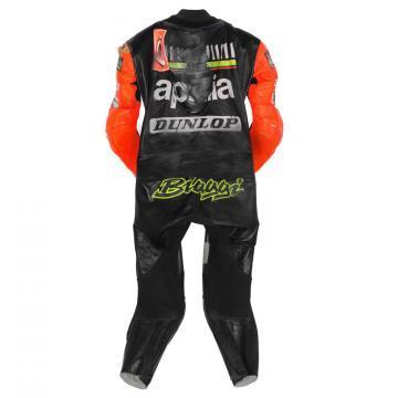 Max Biaggi combinaison de course en cuir 2 pièces GP 1995