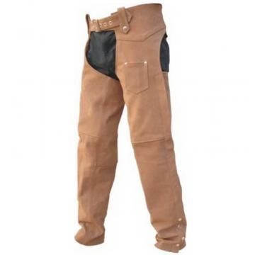 Chaps en cuir de moto pour la conduite