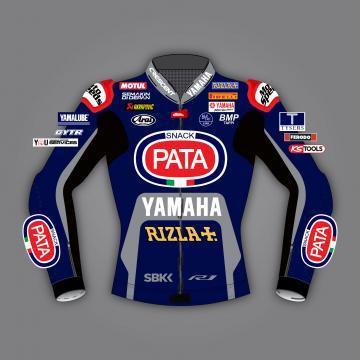 Veste Supermoto Pata Yamaha de Michael van der Mark WSBK 2020