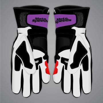 Gants de moto en cuir Jack Miller MotoGP 2025