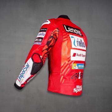 Veste en cuir de moto Francesco Bagnaia Ducati 2024