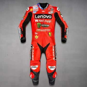 Tenue de pilote de moto Ducati Francesco Bagnaia MotoGP 2024