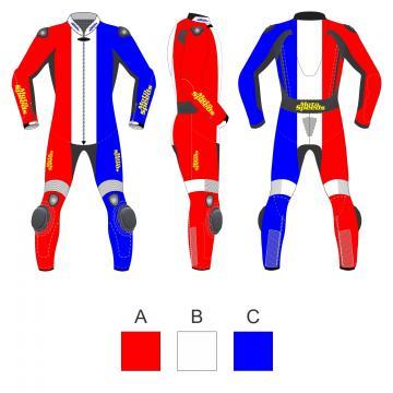 Costume en cuir blanc