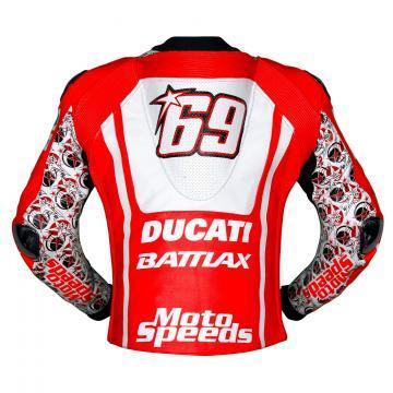 Veste en cuir Ducati Nicky Hayden MotoGP 2013