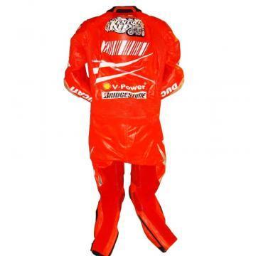 Combinaison de course de moto sportive