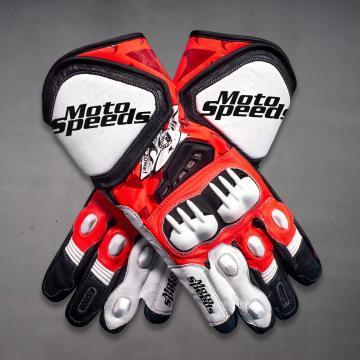 Gants en cuir Pedro Acosta pour moto MotoGP 2024