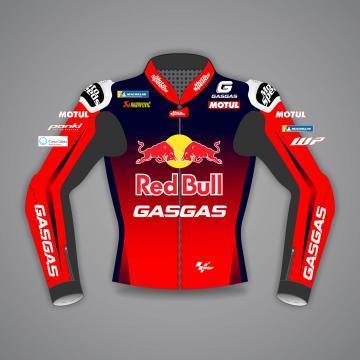 Veste en cuir de biker Pedro Acosta Red Bull MotoGP 2024