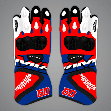Gants de course professionnels Michael Van Der Mark SBK 2023