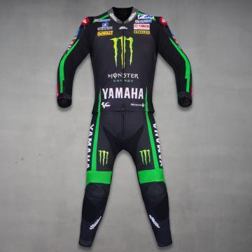 Johann Zarco Combinaison en Cuir Yamaha Pilote Tech 3 2017