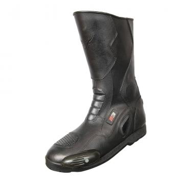 Bottes de moto en cuir de serpent