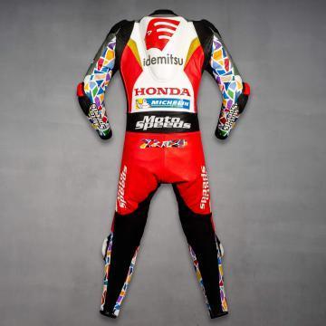 Takaaki Nakagami Veste en Cuir et Pantalon de Moto MotoGP 2022