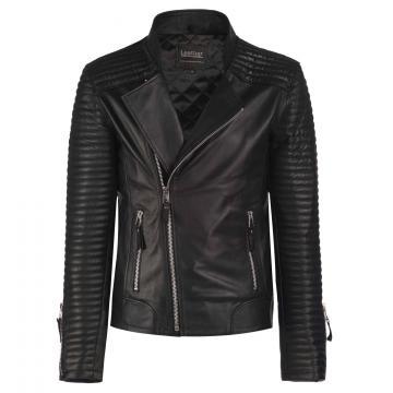 Veste en cuir de motard The Hunter