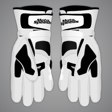 Gants de Moto Toprak Razgatlioglu Blanc SBK 2024