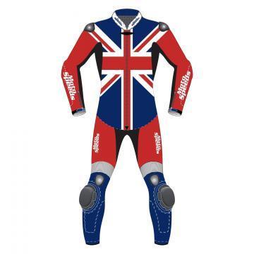 Drapeau du Royaume-Uni en cuir de course