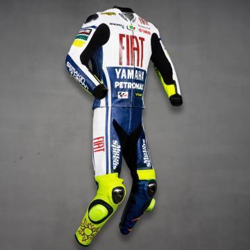 Combinaison en cuir Valentino Rossi Fiat Yamaha MotoGP 2010