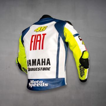 Veste en cuir de moto Valentino Rossi Petronas Yamaha
