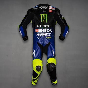 Combinaison en cuir MotoGP 2020 Valentino Rossi Monster Energy