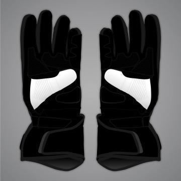 Gants de moto blancs Alvaro Bautista SBK 2025 WT