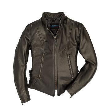 Veste en cuir pour femmes Cafe Racer