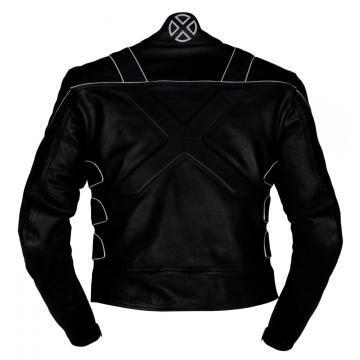 Veste en cuir de moto X-Men