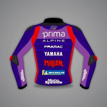 Veste en cuir Yamaha Jack Miller MotoGP 2025