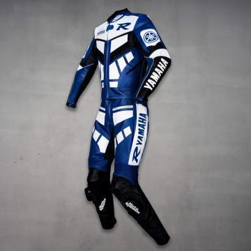 Costume de moto Yamaha R Blue