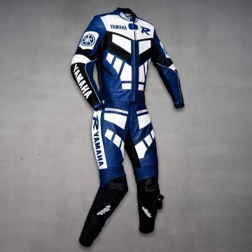 Costume de moto Yamaha R Blue