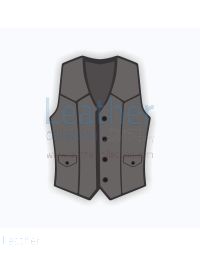 gilet de moto en cuir sur mesure