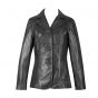 Blazer en cuir pour femmes