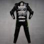 Costume Kawasaki Noir Alex Lowes Essai de Jerez 2022 vue arrière