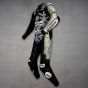 Costume Kawasaki Noir Alex Lowes Essai de Jerez 2022 vue de gauche