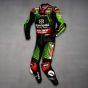 Cuirs De Course Kawasaki Alex Lowes Wsbk 2020 Vue de gauche