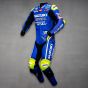 Costume En Cuir Suzuki Alex Rins Motogp 2018 Vue du côté gauche
