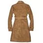 trench en cuir femme