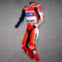 costume en cuir motogp 2017 Andrea Dovizioso Ducati Vue de gauche