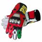 Gants de course en cuir pour moto