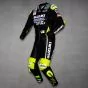 Costume en Cuir Noir Andrea Iannone Suzuki MotoGP 2018 Vue de gauche