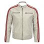 Veste en cuir antique pour hommes