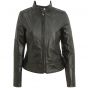 Veste Moto Femme Noir