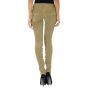 Pantalon En Cuir Beige
