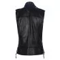 Gilet en Cuir Noir