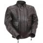 Veste En Cuir Motard Nu