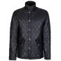 Veste en Cuir Noir Homme