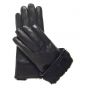 Gants en cuir noir pour hommes