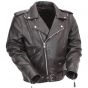 Veste de moto noire