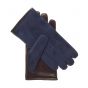 Gants En Cuir Bleu