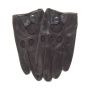 Gants de conduite en cuir noir